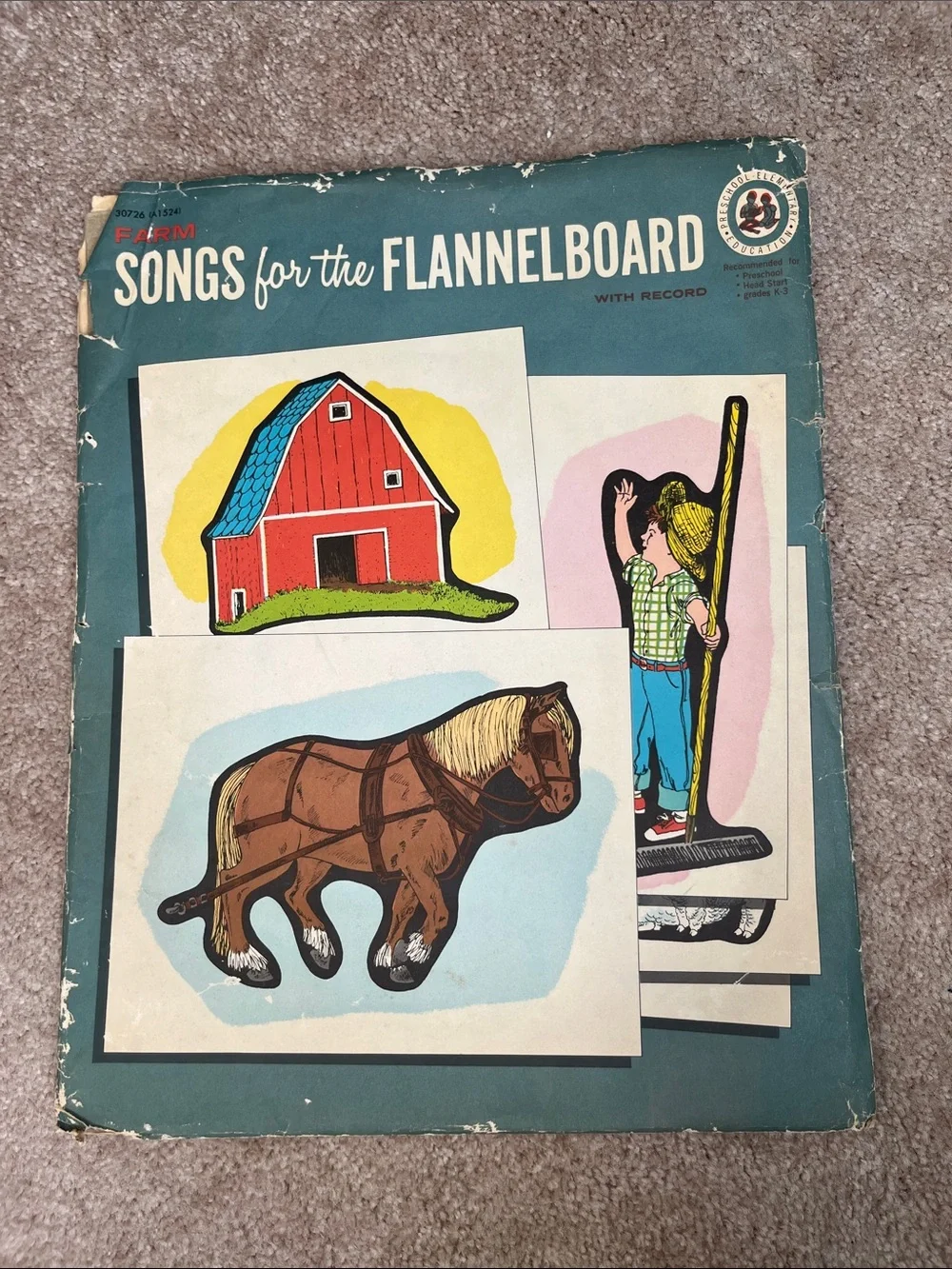 1960’s Farm Songs for the Flannel Board w/Record